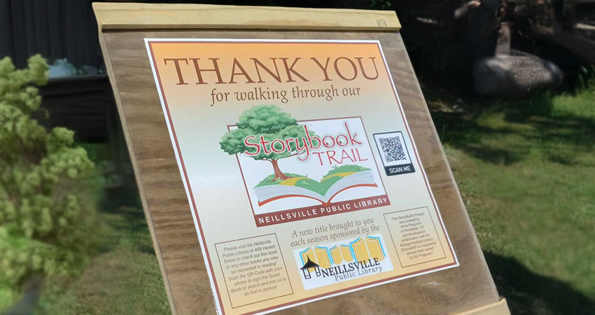 thank you sign in a grassy area